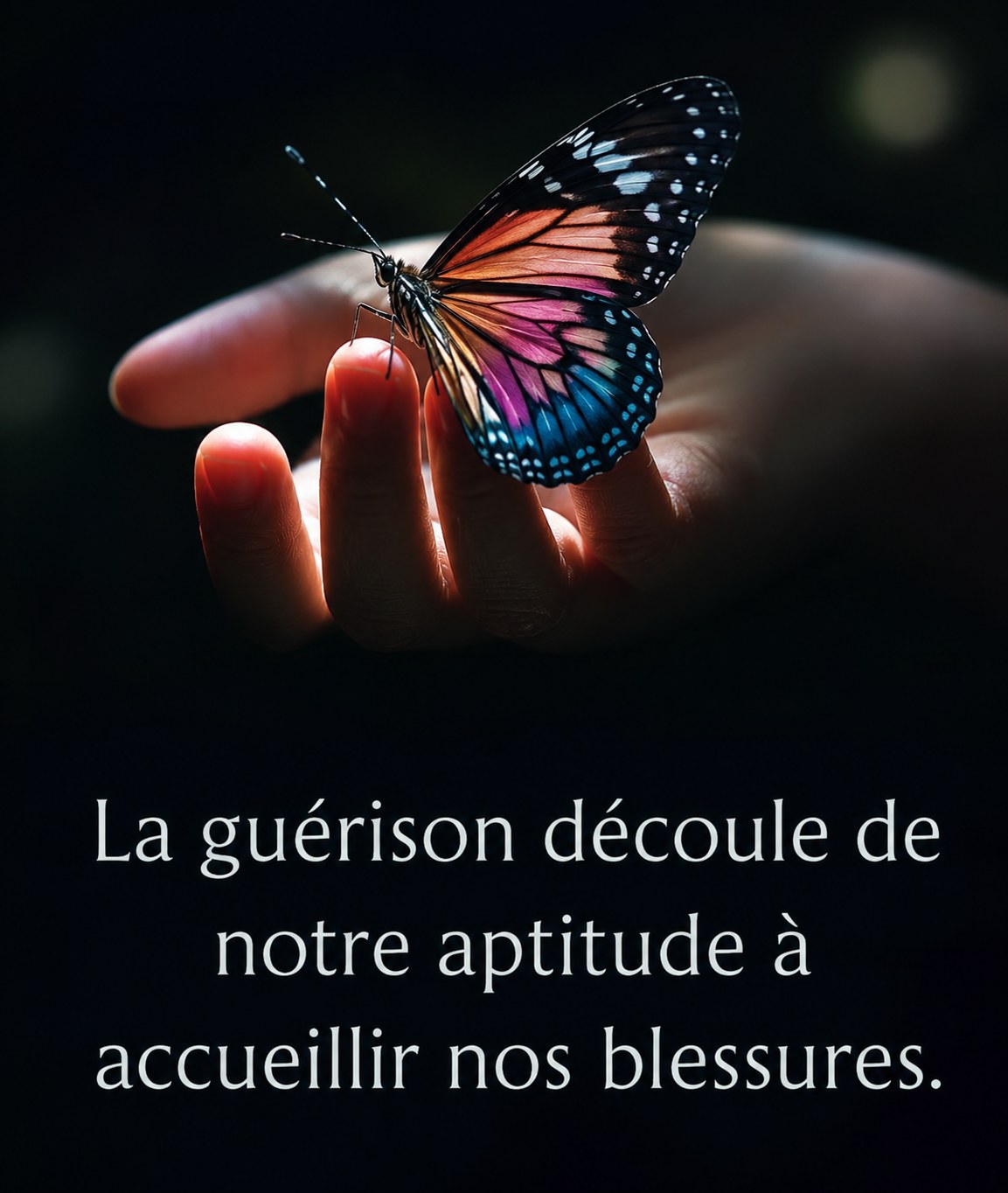 La guerison decoule de notre aptitude a accueillir nos blessures - magnetisme Saint-Marcellin